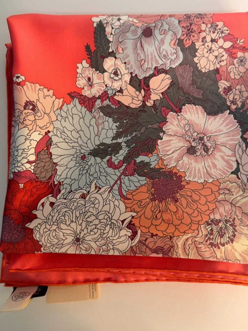 Hermès Robe Légère 90 Silk Scarf in Pink Rose